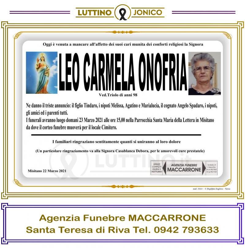 Carmela Onofria Leo
